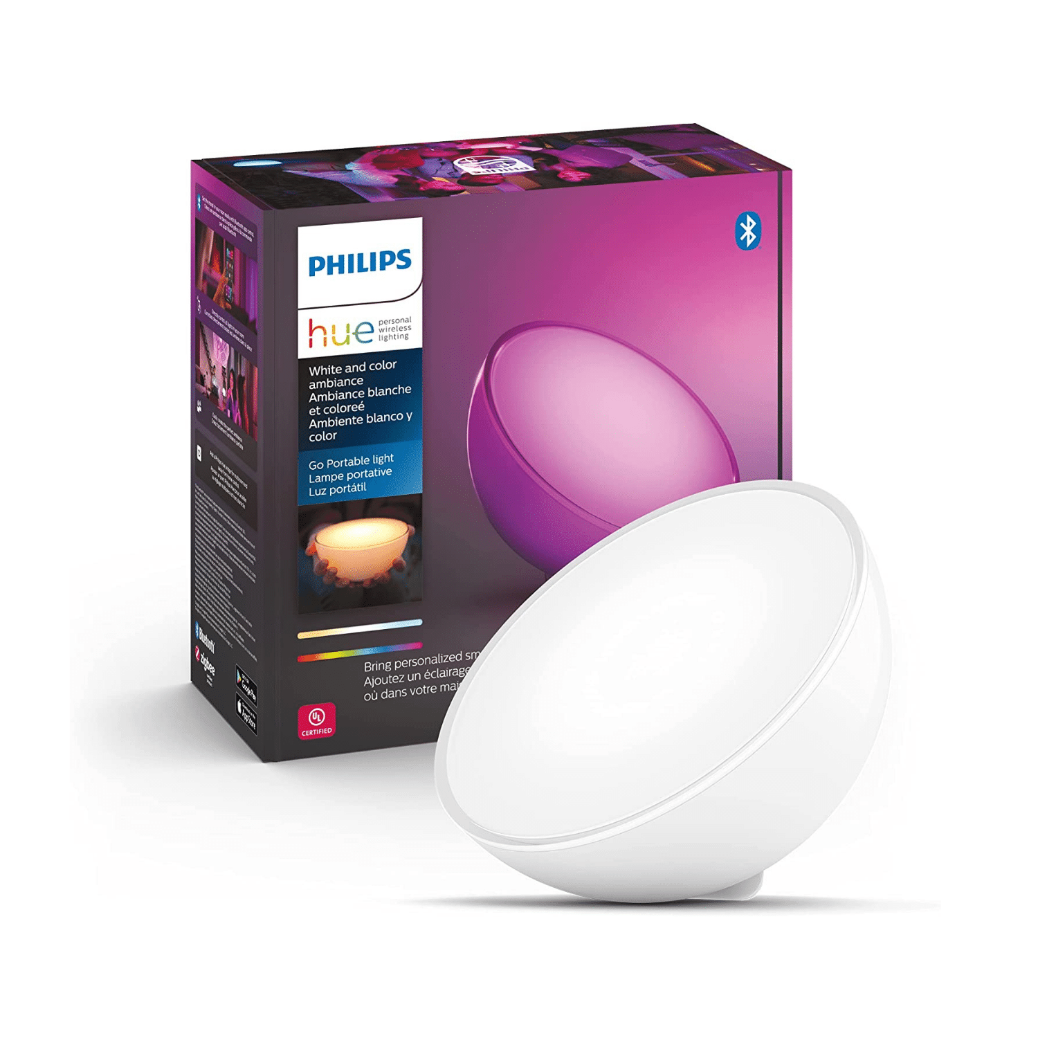 Philips Hue Go White And Color Portable Dimmable LED