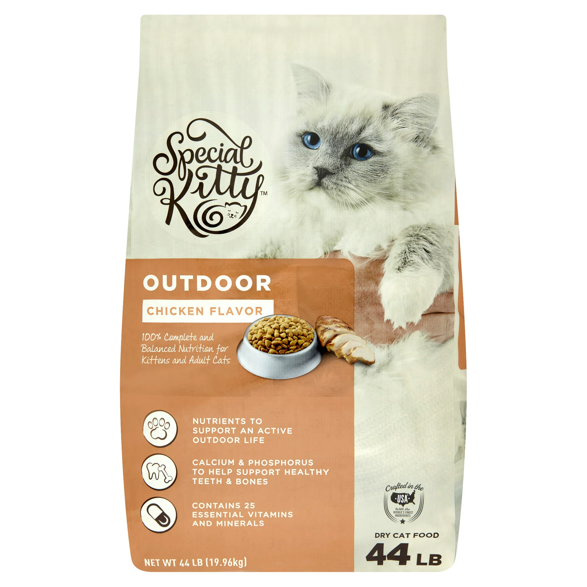 Special Kitty Outdoor Formula Dry Cat Food. 44 lb