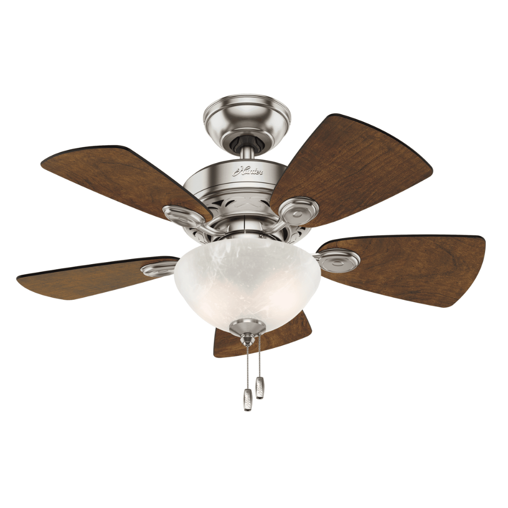 Hunter 52092 Watson 34-Inch 2-Light Indoor Ceiling Fan. Brushed Nickel