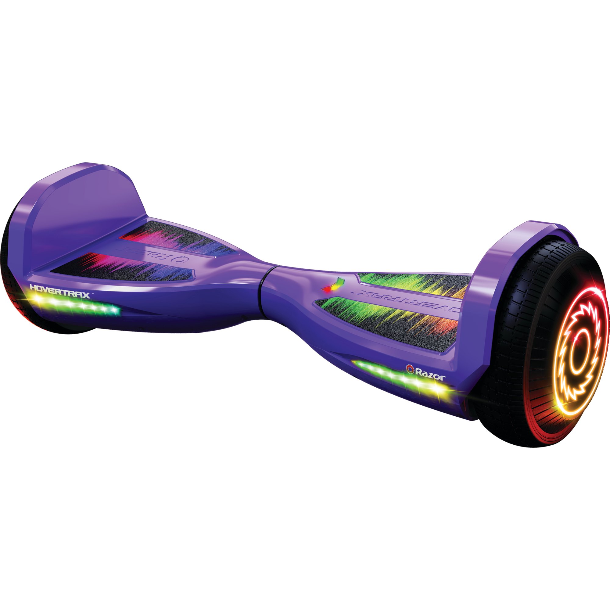 Razor Black Label Hovertrax Hoverboard. Customizable Color Grip Tape & LED Lights. Purple