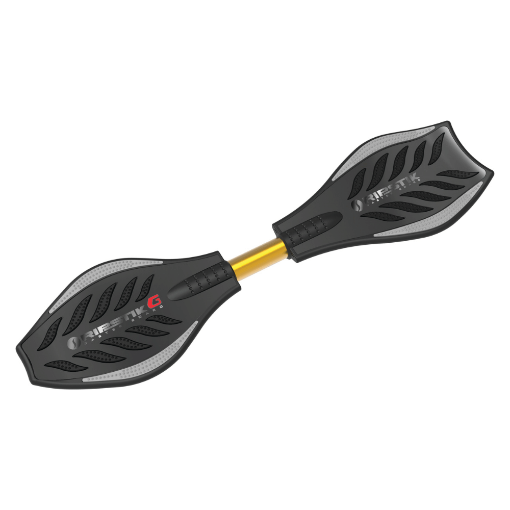 Razor RipStik Caster Board Classic. 2 Wheel Pivoting Skateboard with 360-Degree Casters. Black-Easy Open