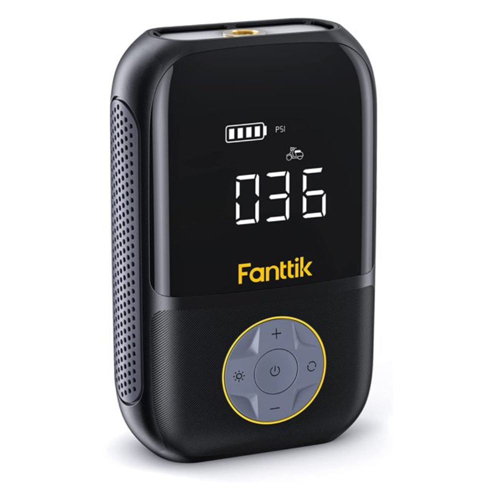 Fanttik Portable 150PSI Tire Inflator. Cordless Lightweight Air Compressor. 7.4 V