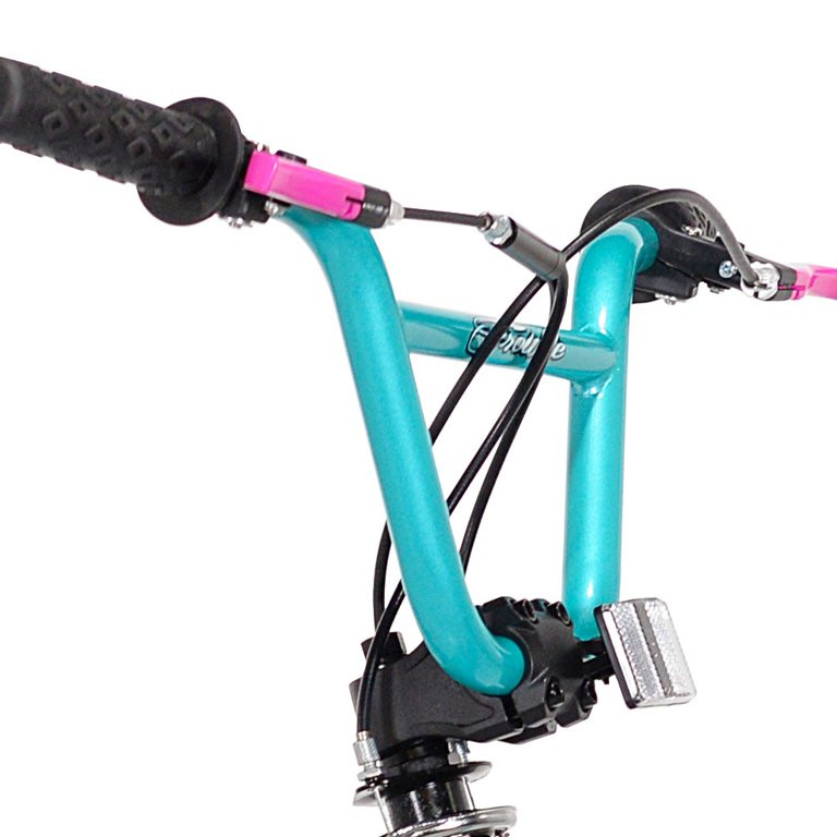 Kent 20-Inch Girls BMX Bike Trouble. Aqua/Black/Pink