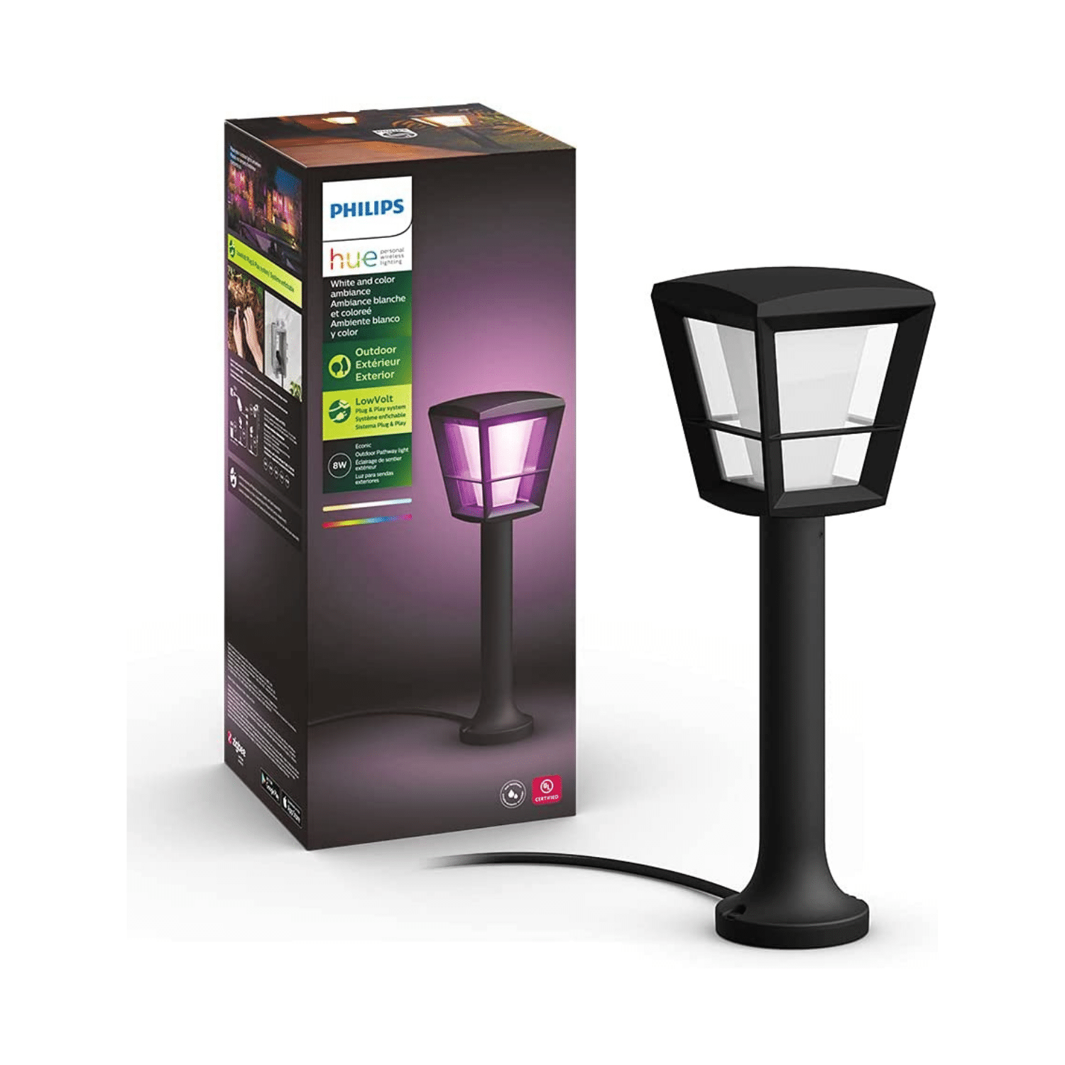 Philips Hue White & Color Ambiance Econic Outdoor Smart Pathway Light Extension