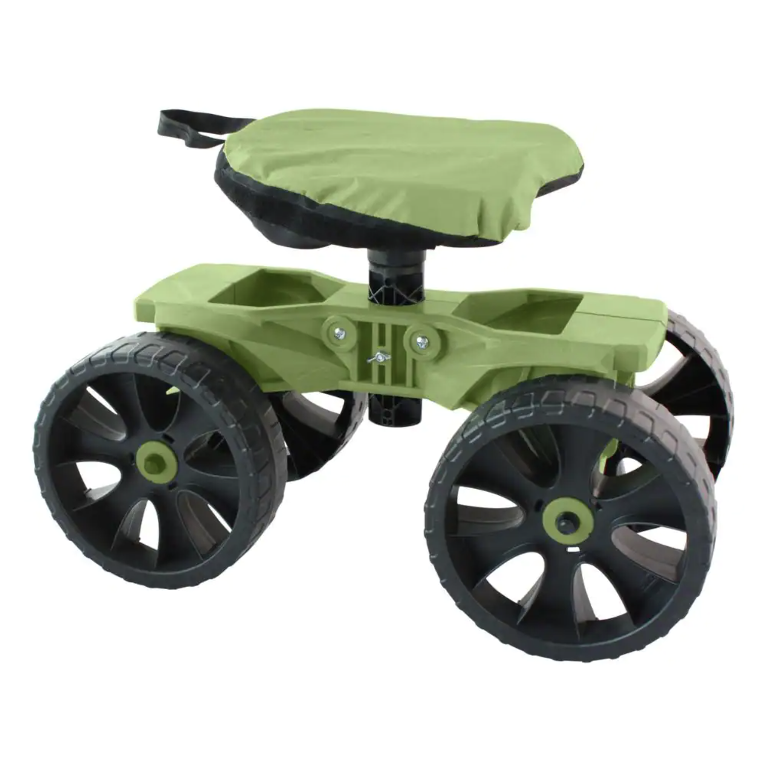 TheXceptional EX520 Wheelie Scoot with Comfort Cushion. Quality Utility Work Stool with Height Adjustable Seat