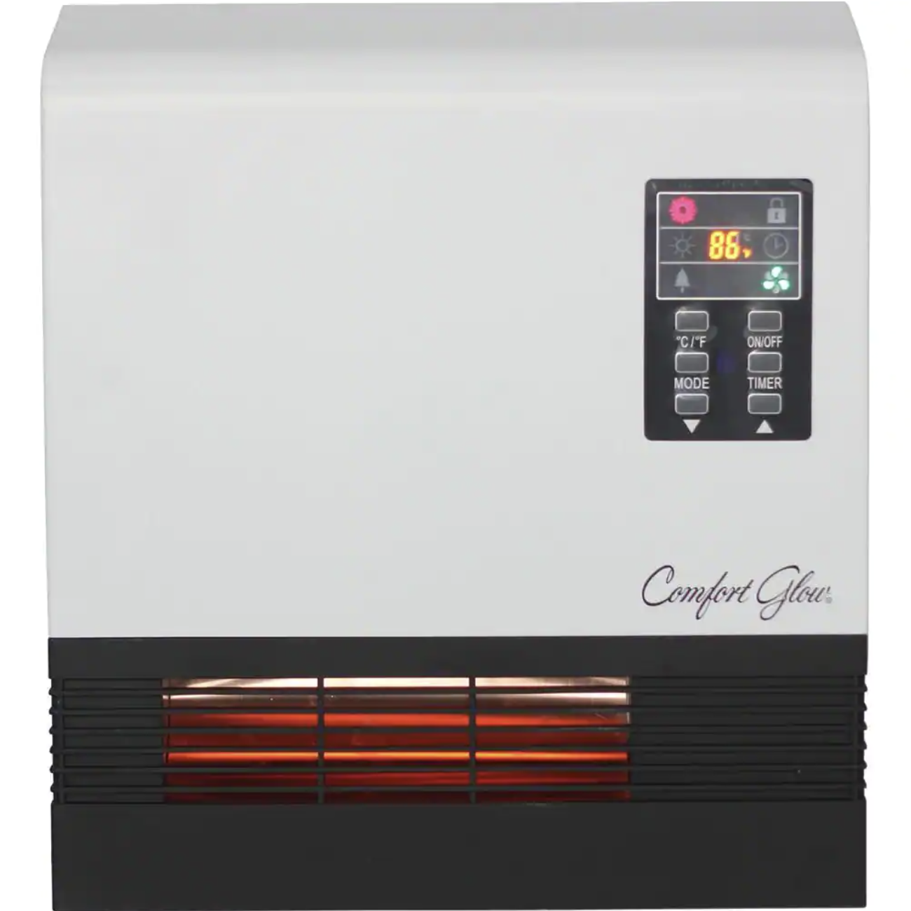 Comfort Glow 1500-Watt Infrared Quartz Wall Mount Electric Space Heater. QWH2100