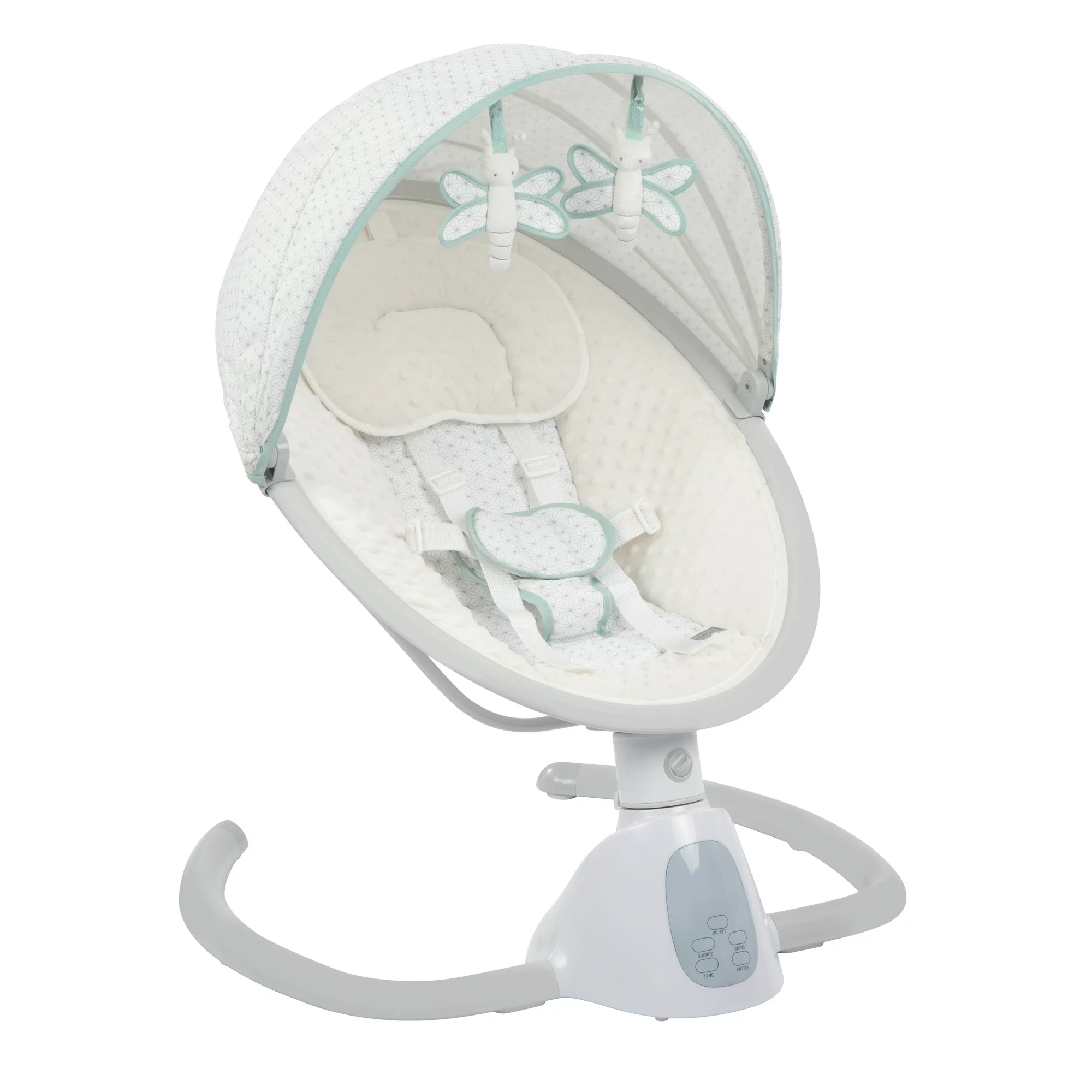 Monbebe Tranquility Bluetooth Enabled Indoor Baby Swing. Stardust