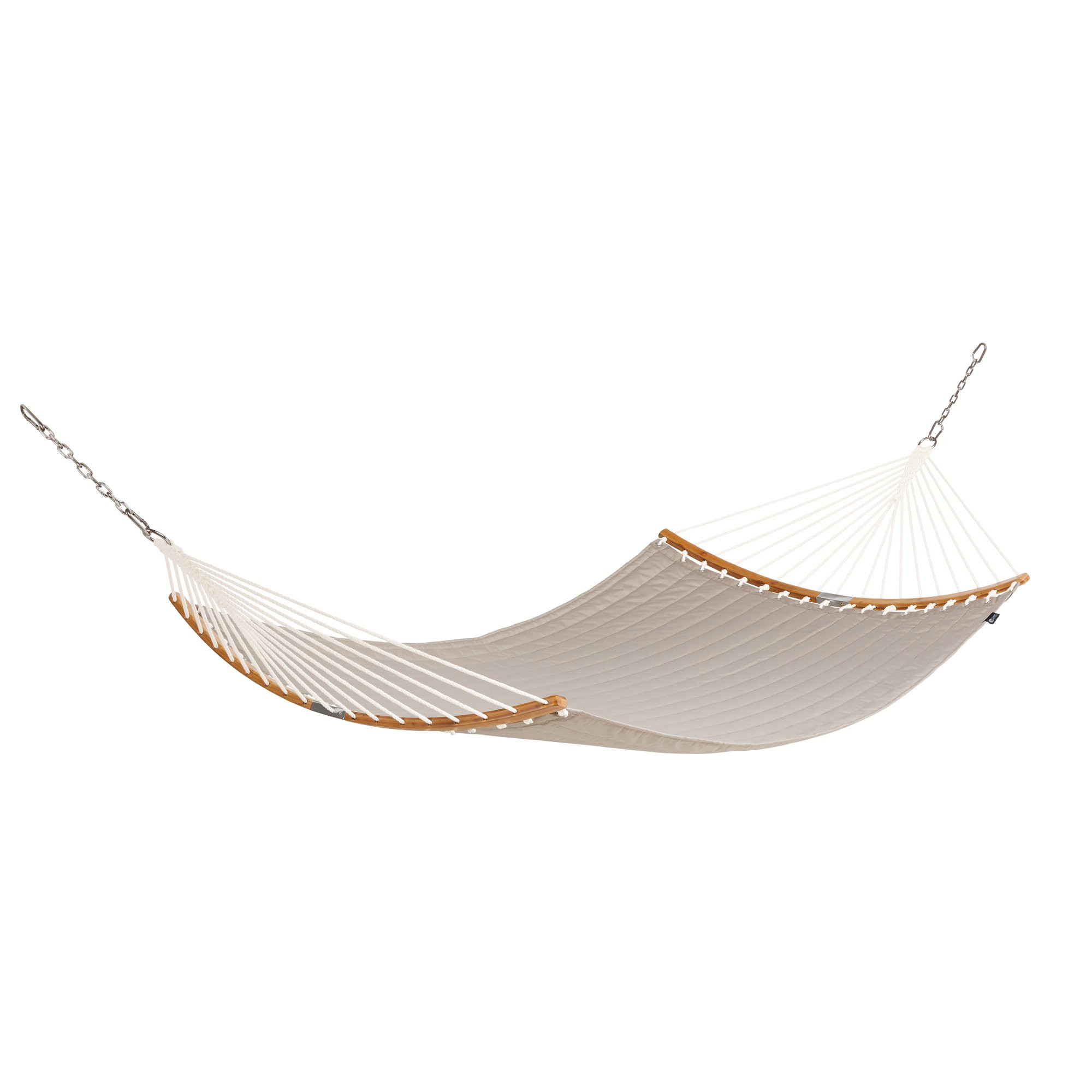 Classic Accessories Ravenna 81 x 55 Inch Quilted Double Hammock. Mushroom