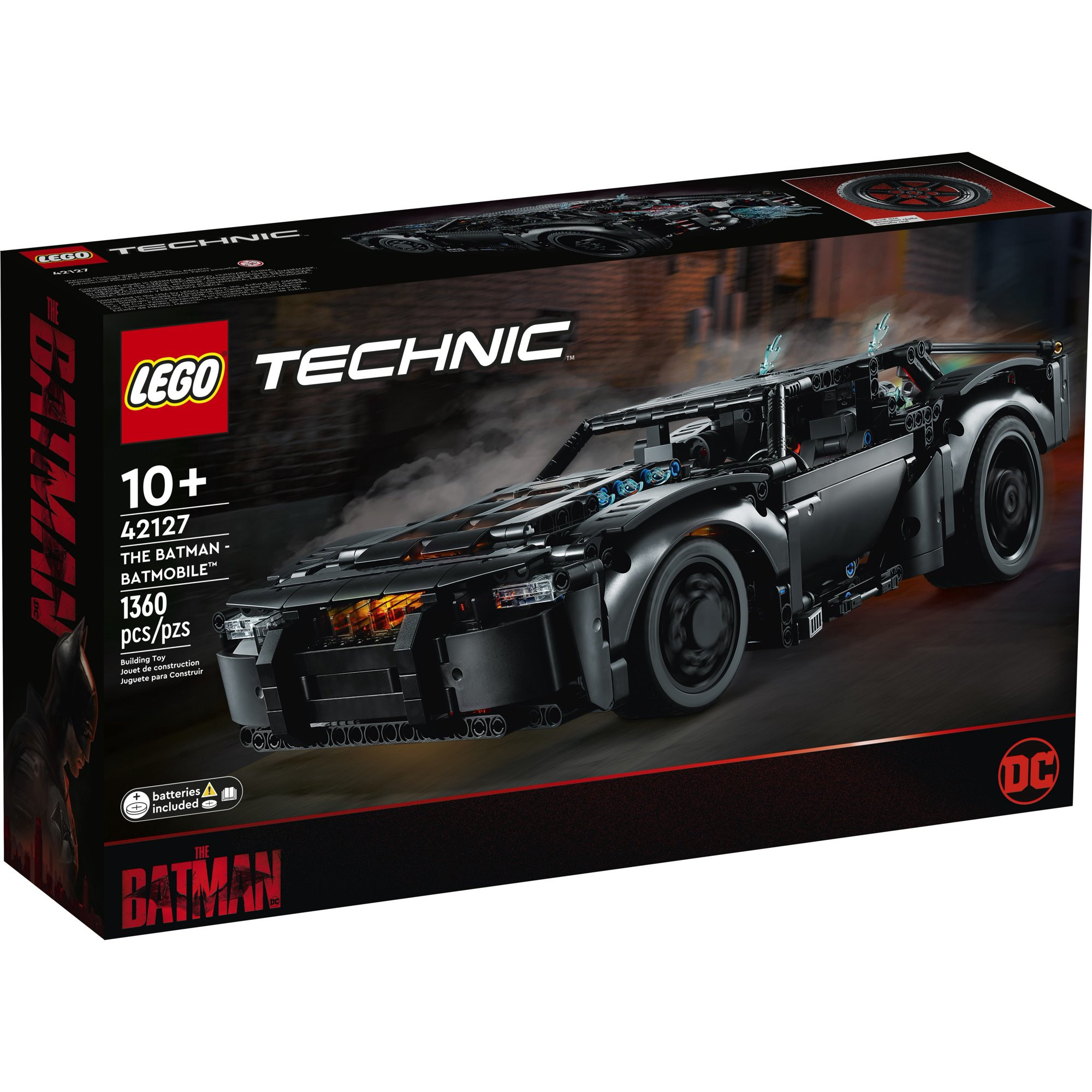 Lego Technic The Batman - Batmobile 42127 Model Building Kit. 1.360 Pieces
