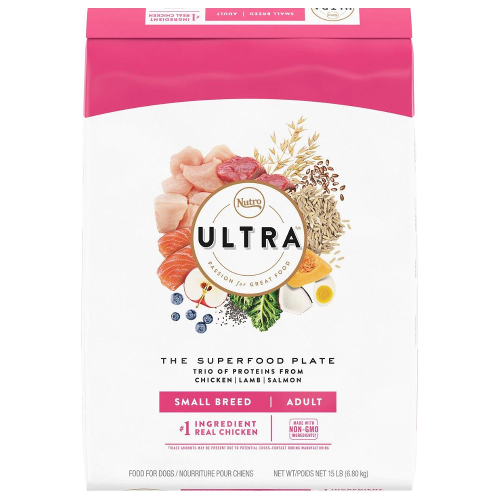 Nutro Ultra Small Breed Adult Dry Dog Food. 15-lb bag