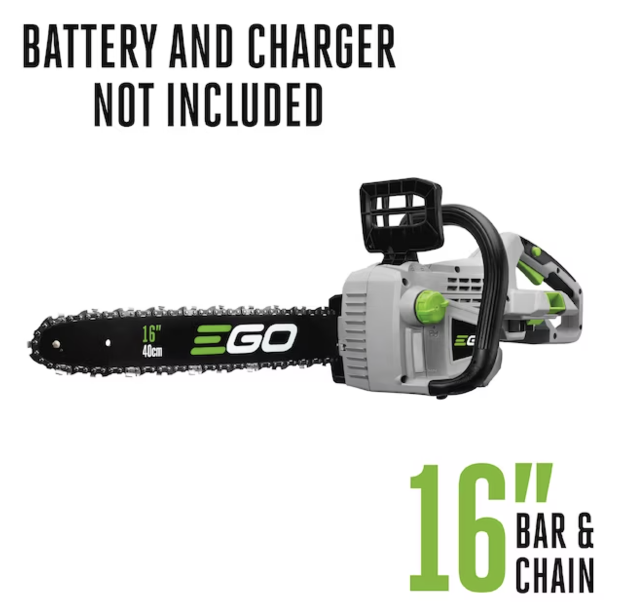 Ego Power+ 56-volt 16-in Brushless Battery Chainsaw (Battery and Charger Not Included)