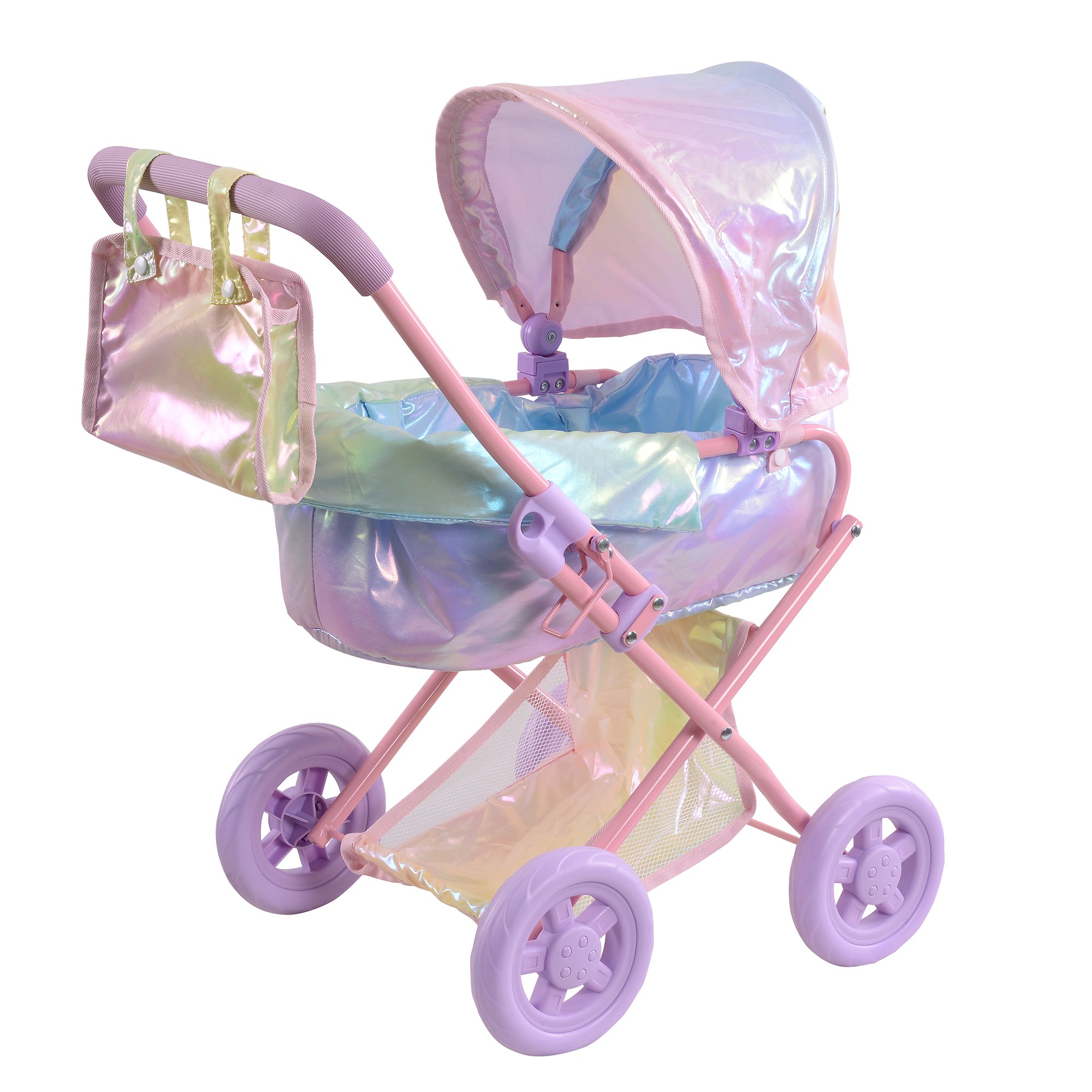 Olivia's Little World Magical Dreamland Deluxe Doll Stroller. Iridescent Color