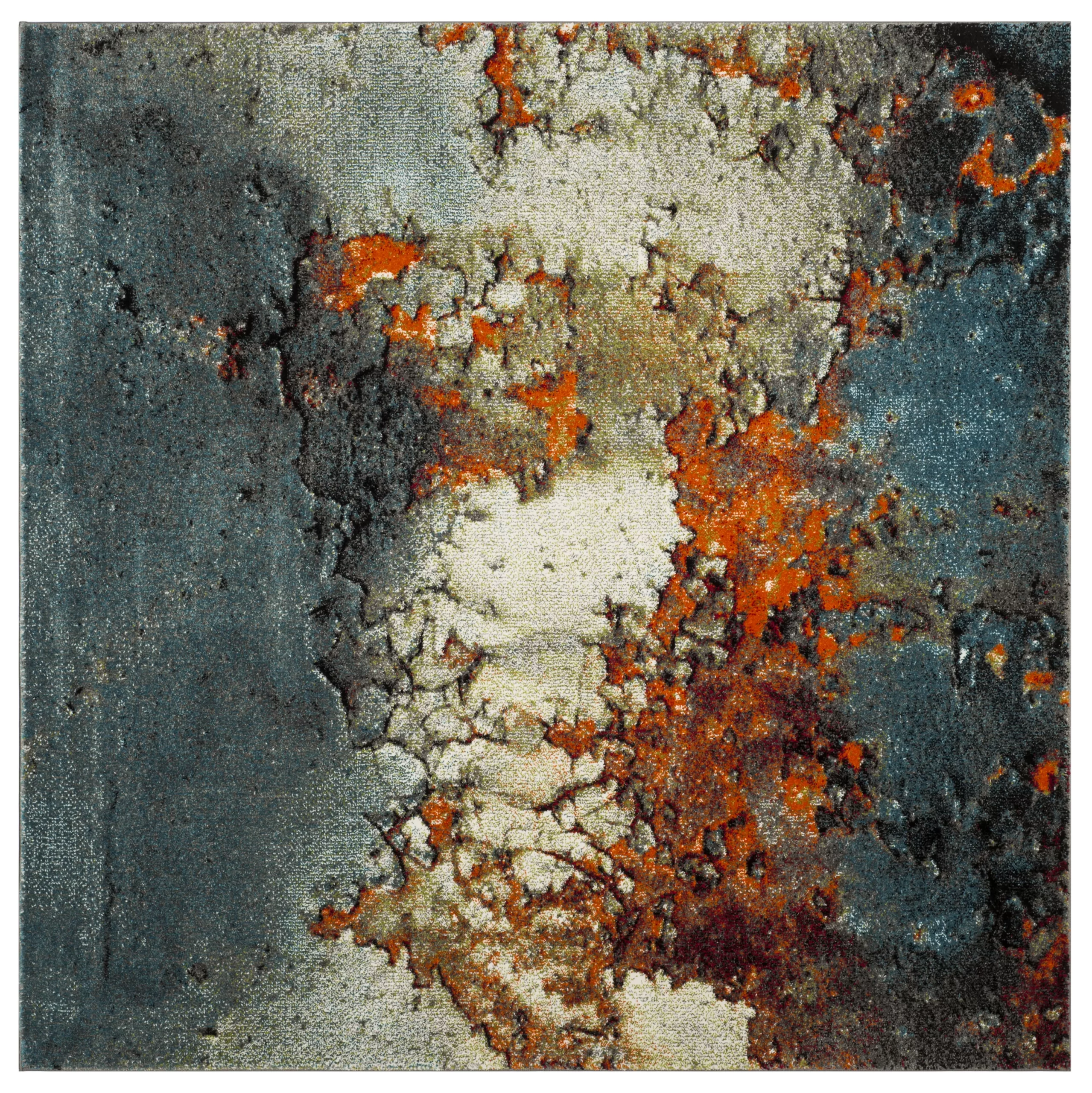 Wrought Studio Acord Performance Blue / Multi Rug