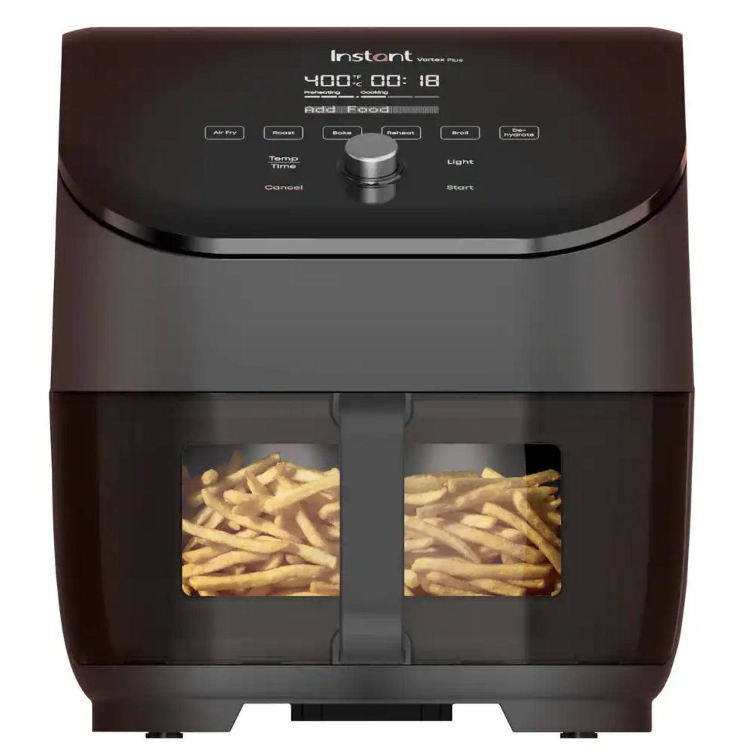 Instant Pot Instant Vortex Plus 6 Qt. Black Air Fryer with ClearCook