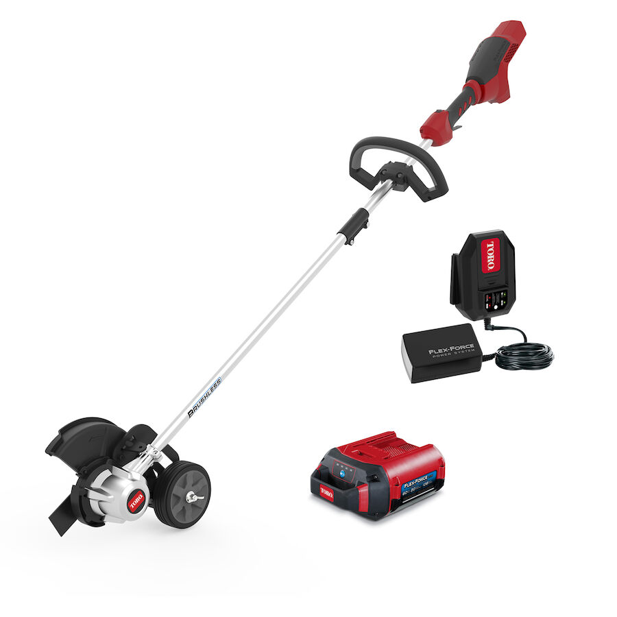 Toro 60V MAX* 8 in. (20.3 cm) Brushless Stick Edger With 2.0Ah Battery