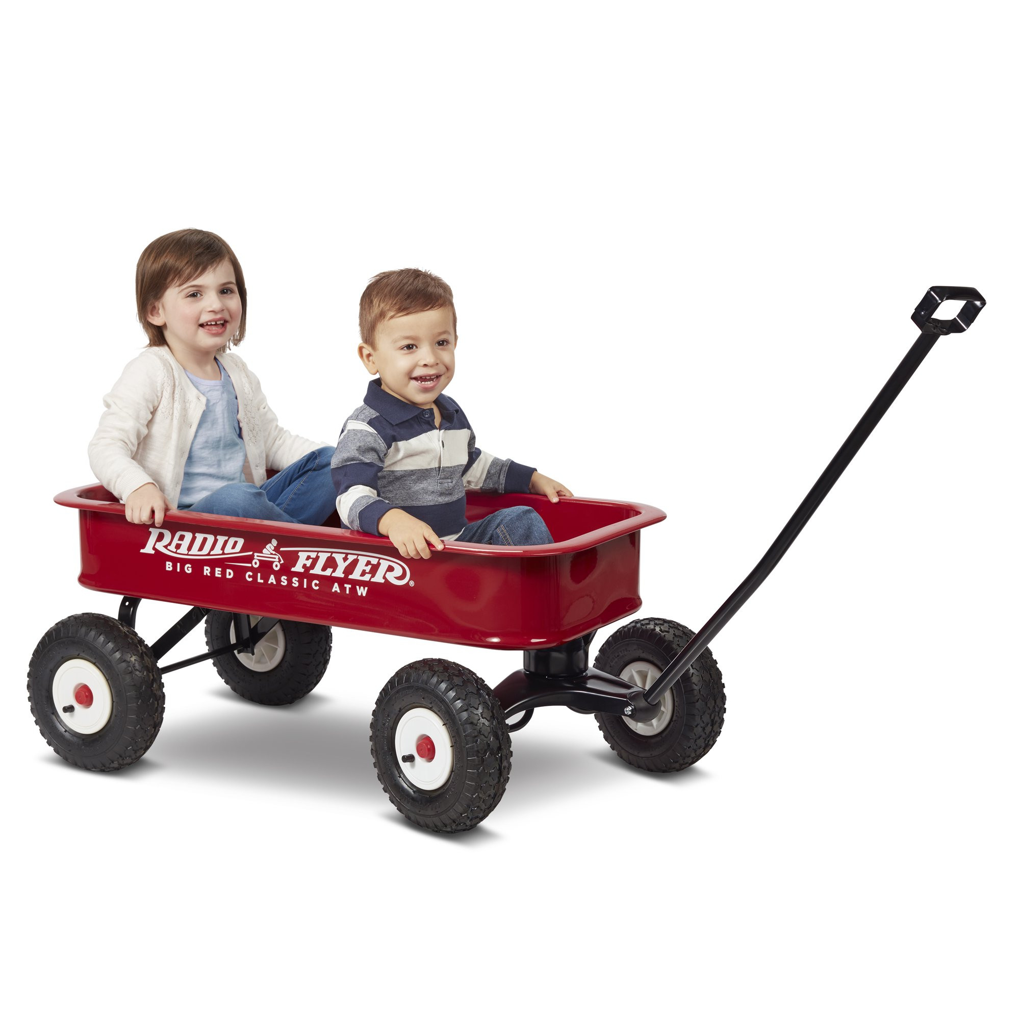 Radio Flyer Big Red Classic ATW Wagon. All-Terrain Air Tires. Red