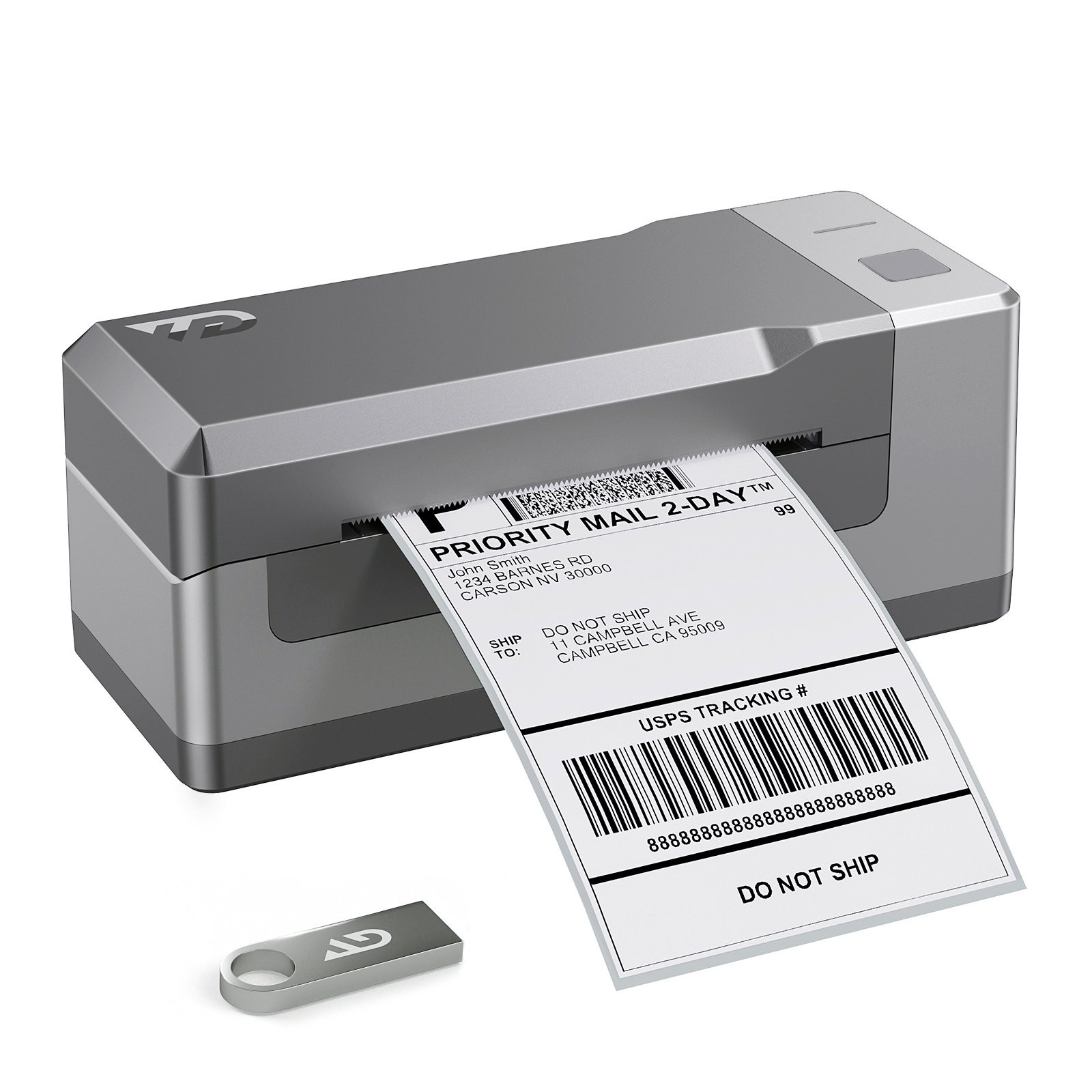 Tordorday Bluetooth Thermal Shipping Label Printer for 4 6 (RH40BT-SG)