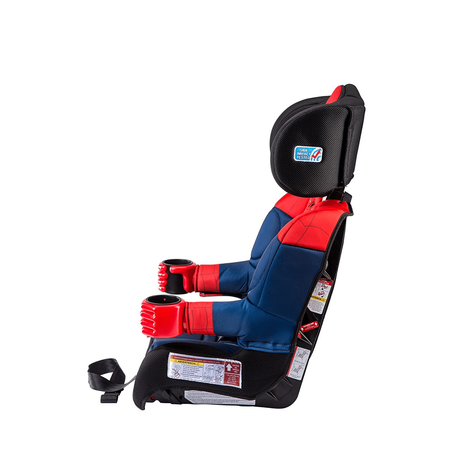 KidsEmbrace 2-in-1 Harness Booster Car Seat. Marvel Spider-Man. Black