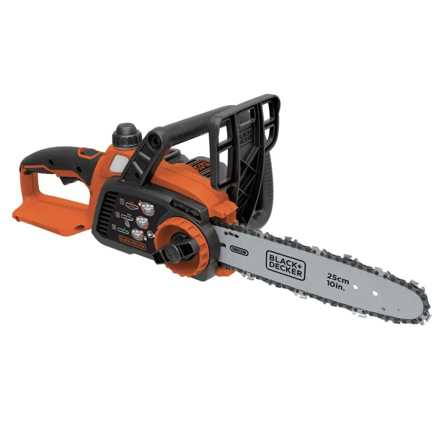Black + Decker LCS1020 20V Max 10in. Cordless Battery Powered Chainsaw Kit with (1) 2Ah Battery & Charger
