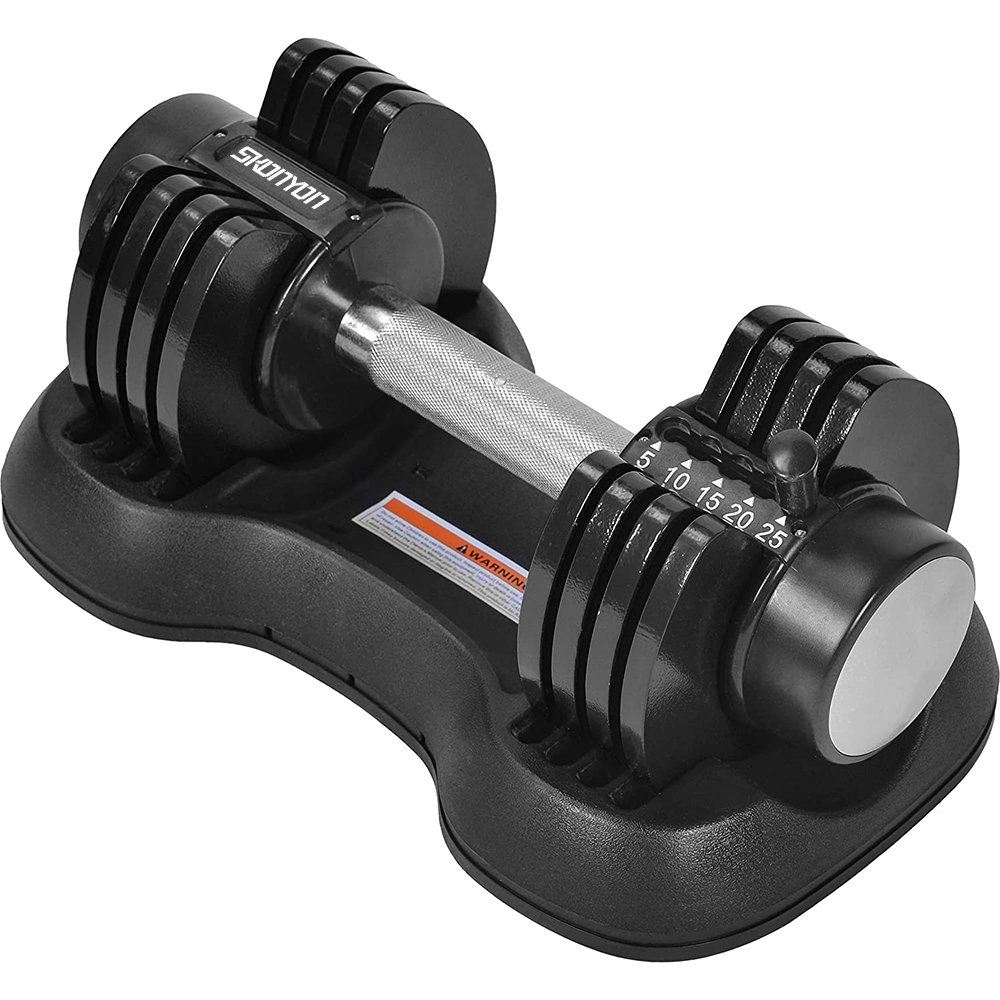 Sugift Adjustable Dumbbells 25 Lbs. Single