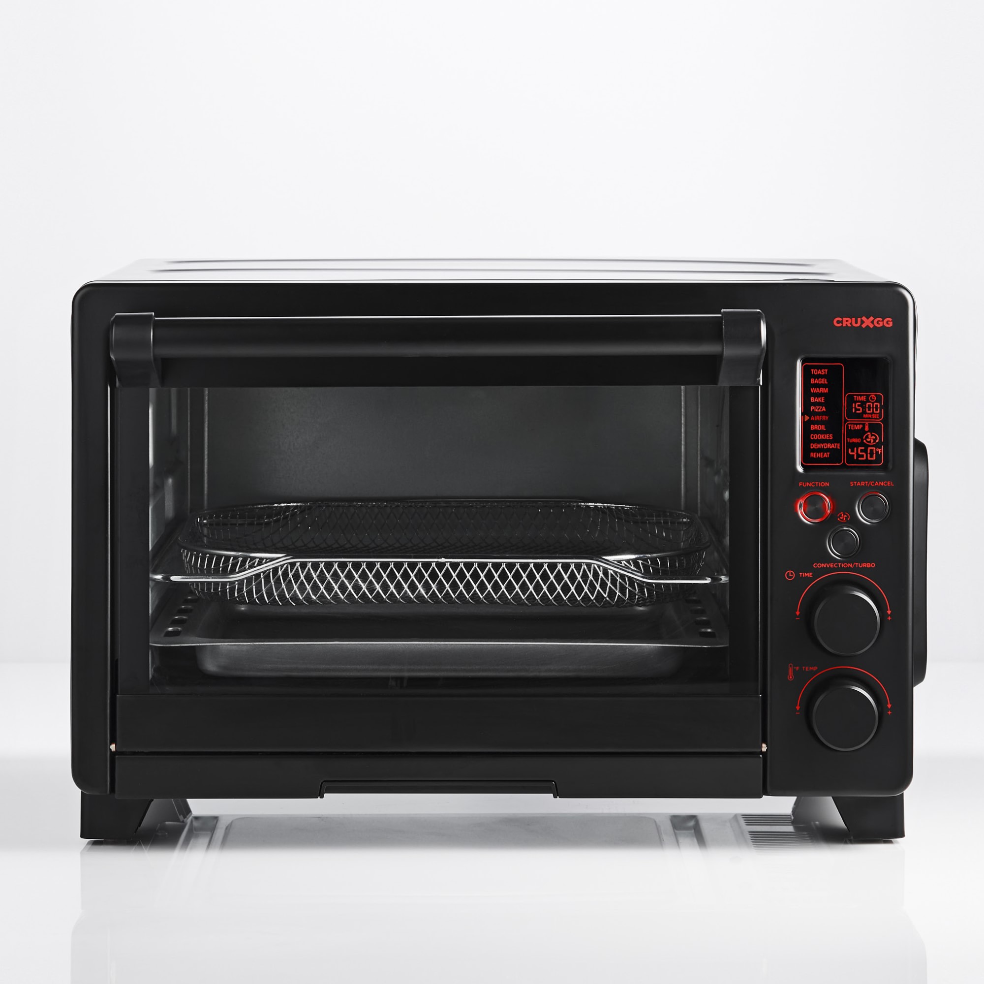 CRUXGG NEFI 6-Slice Digital Toaster Oven with Air Frying