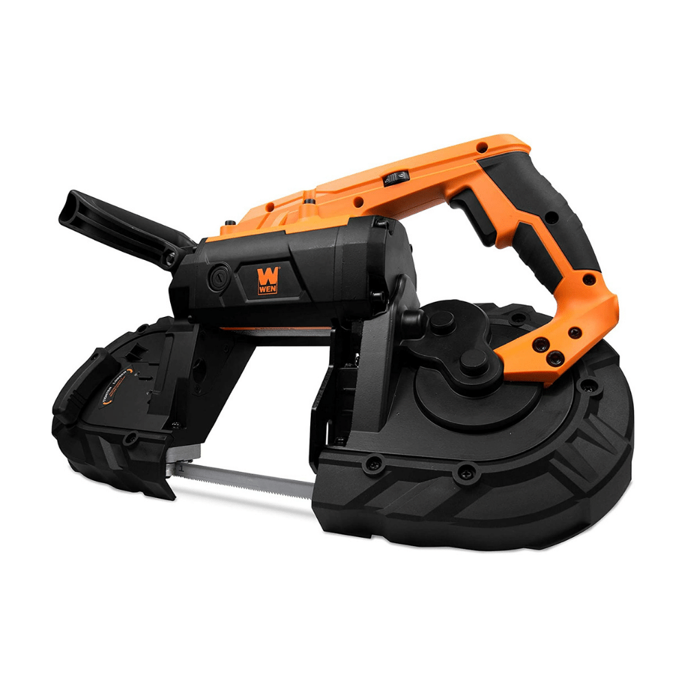 Wen 10-Amp 5-Inch Variable Speed Handheld Portable Band Saw for Metal (94396)
