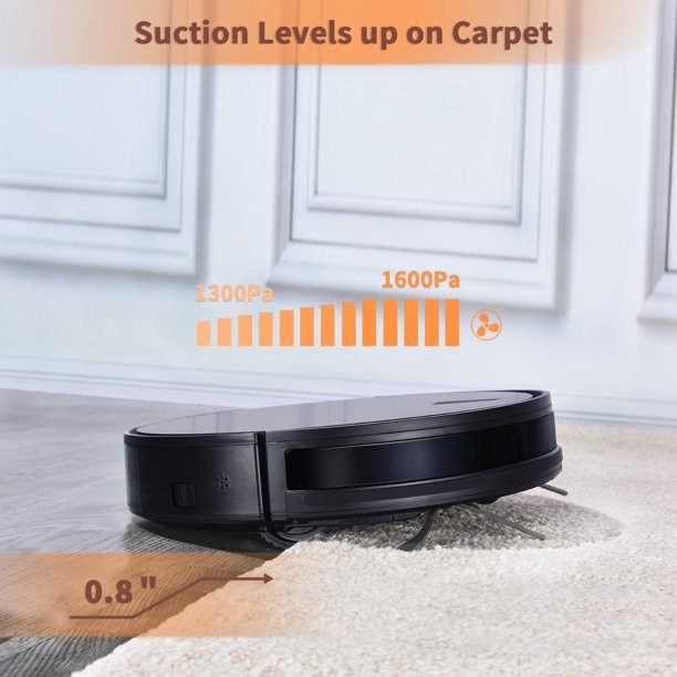 Tovendor T108 Robot Vacuum Cleaner. 2000Pa Wifi Connected Auto Robotic Vacuum Cleaner