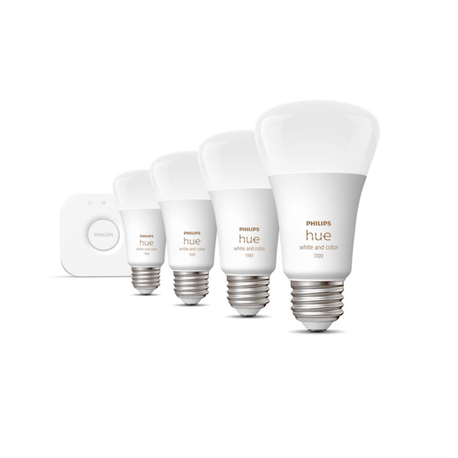 Philips Hue White 4 Set A19 Bluetooth 75W Smart LED Starter Kit (563296)