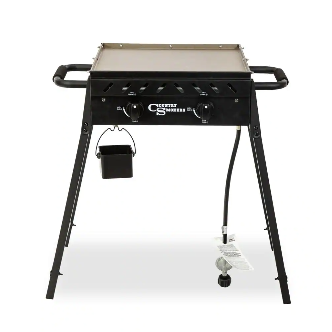 Country Smokers The Plains-Horizon 373 Sq. In. 2-Burner Portable Gas Griddle Cooking Space In Black