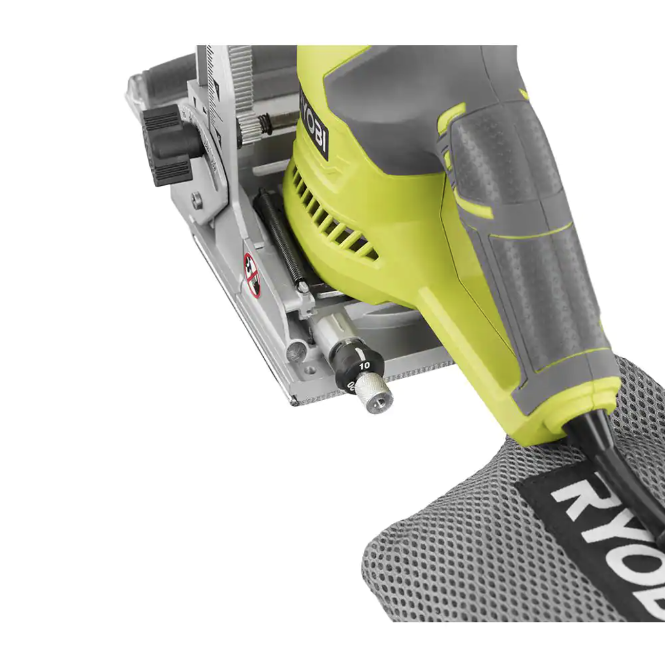 Ryobi 6 Amp AC Biscuit Joiner Kit with Dust Collector and Bag