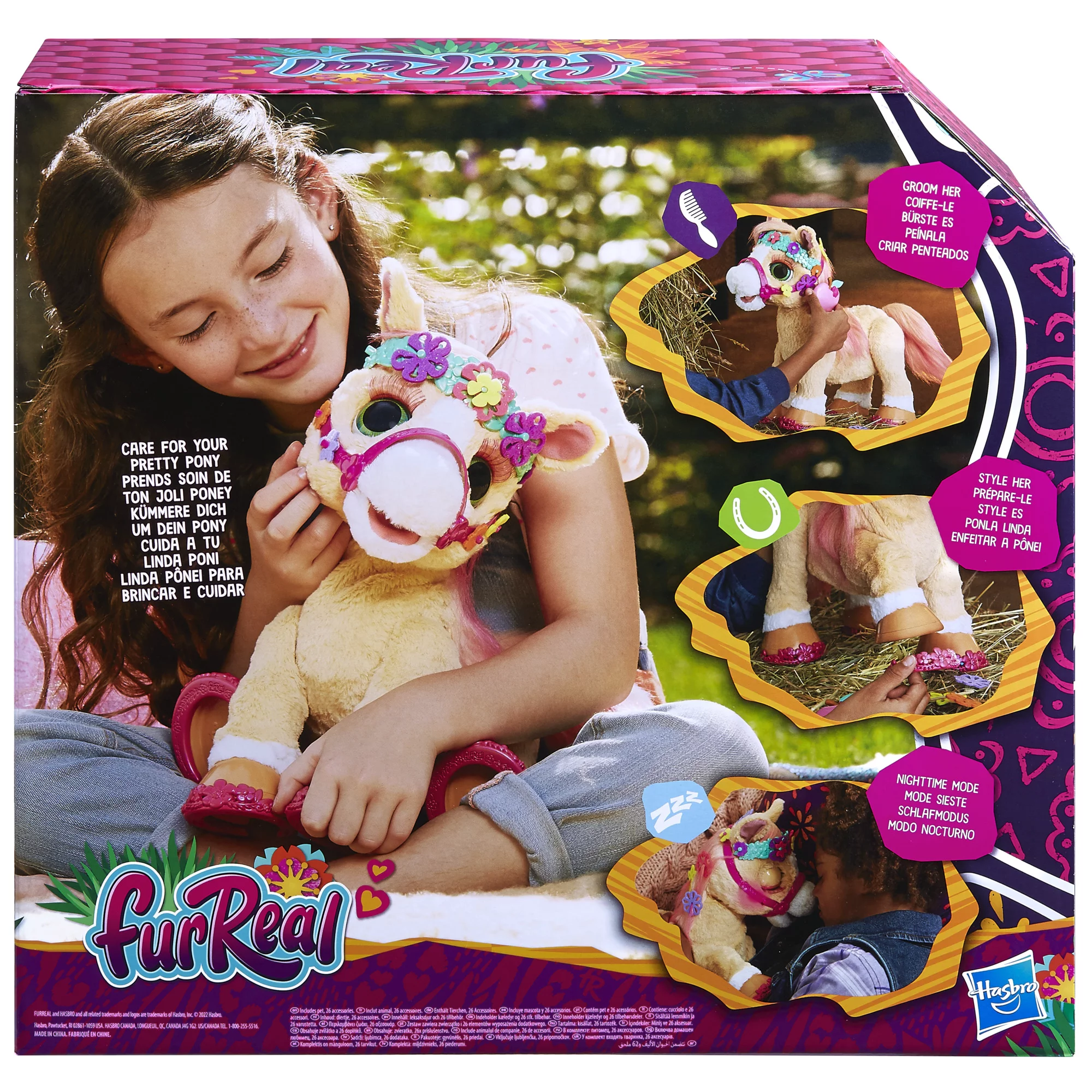 FurReal Cinnamon. My Stylin' Pony Toy. Interactive Pets Toys for 4 Years Old & Up