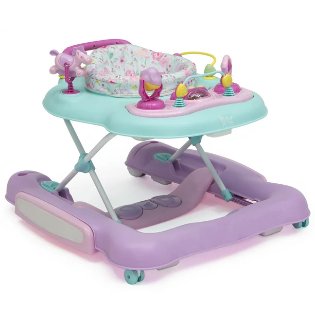 Little Folks by Delta Children Little 4-in-1 Discover & Play Musical Walker. Posies