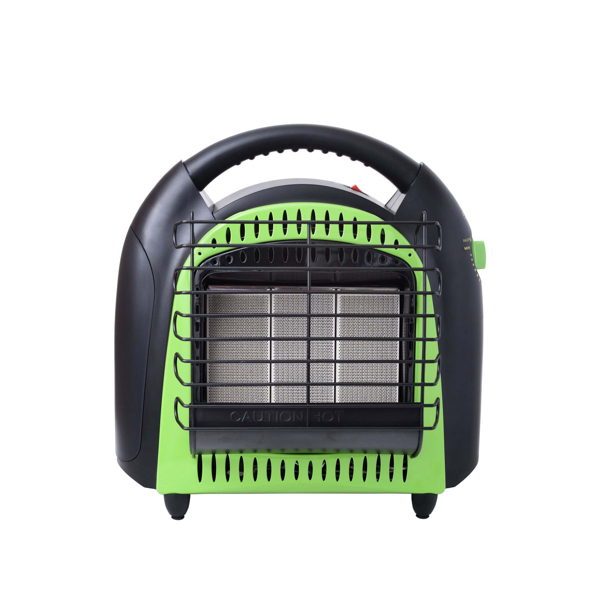 Flameking Portable 20.000 BTU Thermostatic Radiant Camping Propane Heater for 1 lb LP Tank