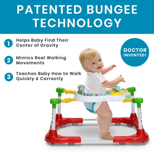 Little Folks by Delta Children First Steps 3-in-1 Sit-to-Stand Bouncer