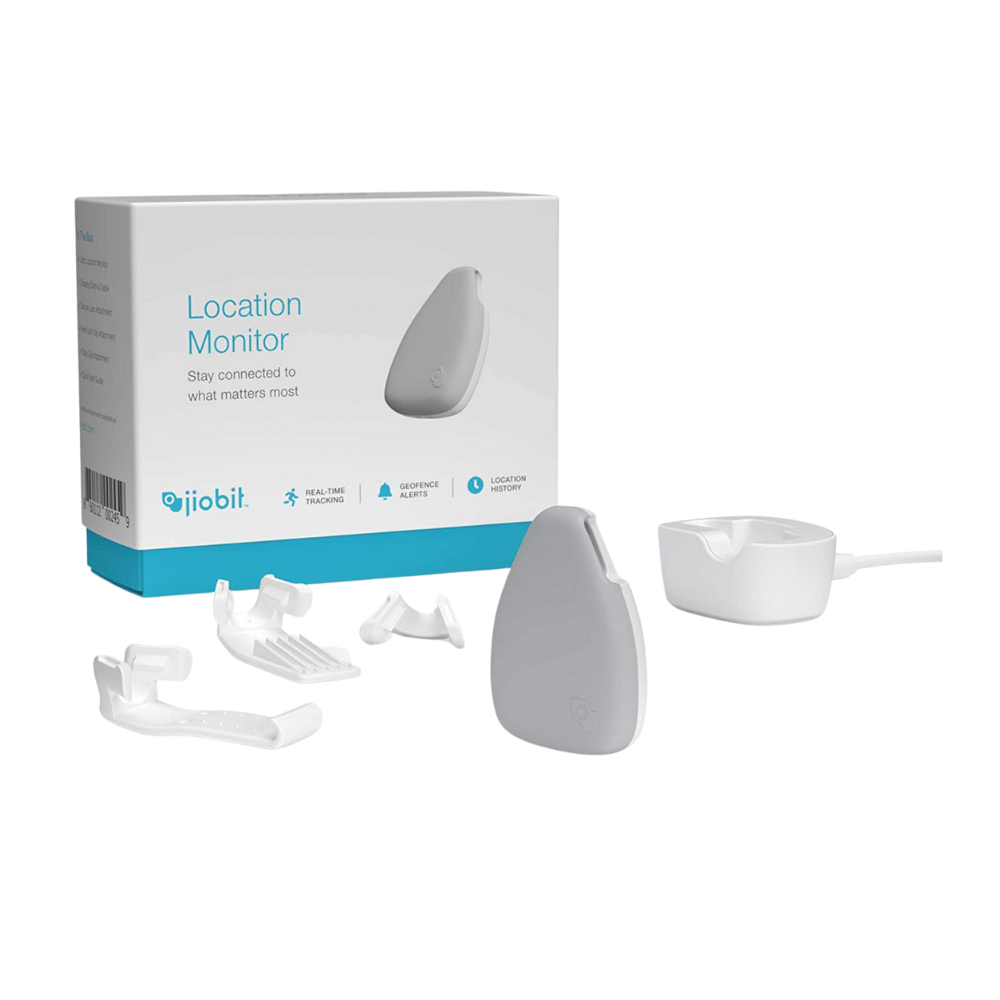 Jiobit Smallest Real-Time GPS Tracker for Kids. Seniors and Adult Personal Safety. Cellular. Bluetooth. WiFi