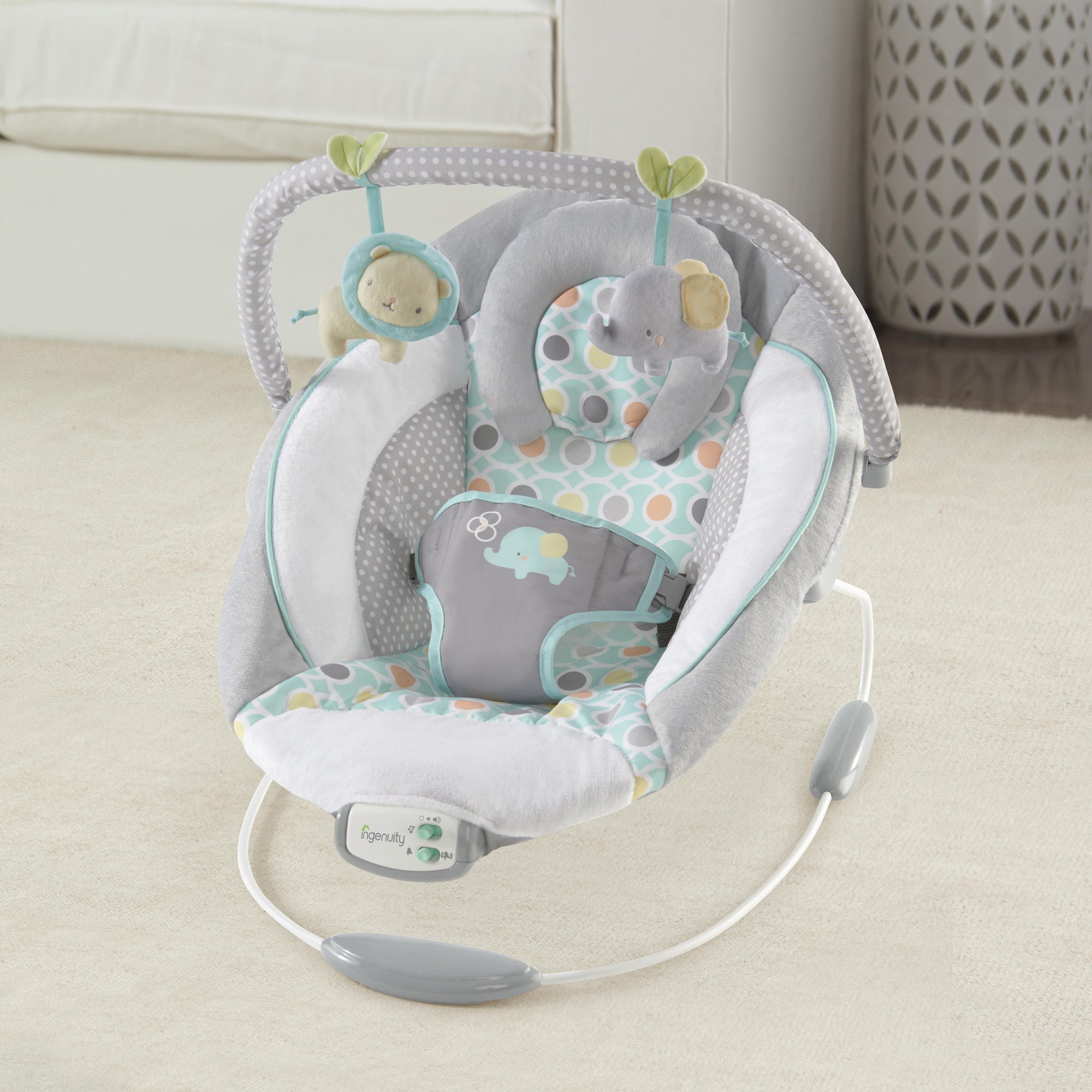 Ingenuity Soothing Baby Bouncer with Vibrating Infant Seat & Music - Morrison