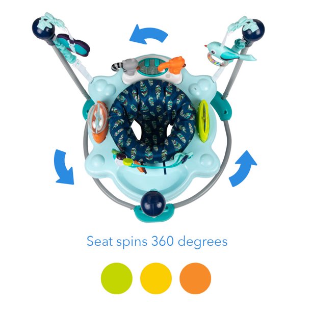 Cosco Jump. Spin & Play Activity Center. Featherly
