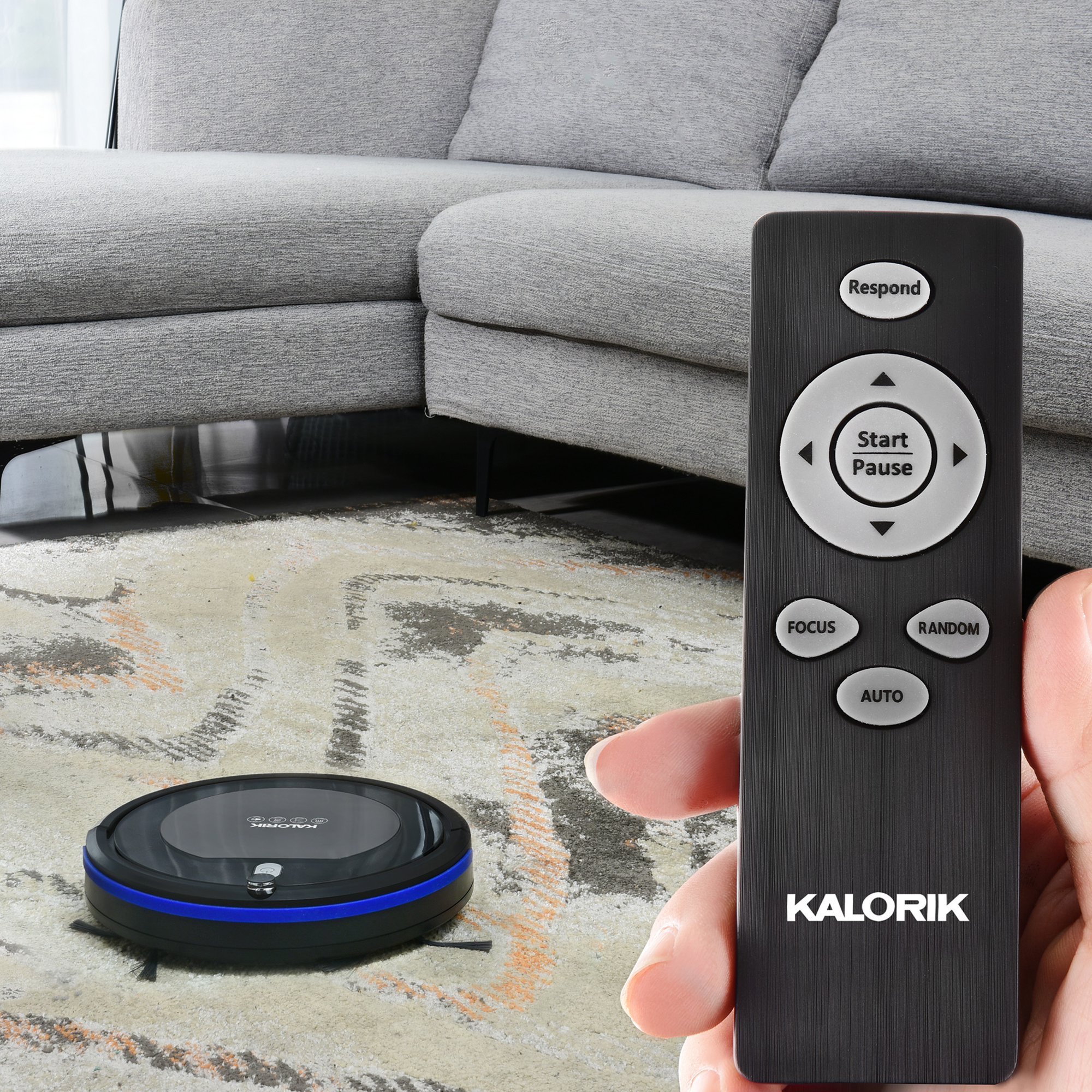 Kalorik Ionic Air Purifying Robot Vacuum. RVC 46588 GR