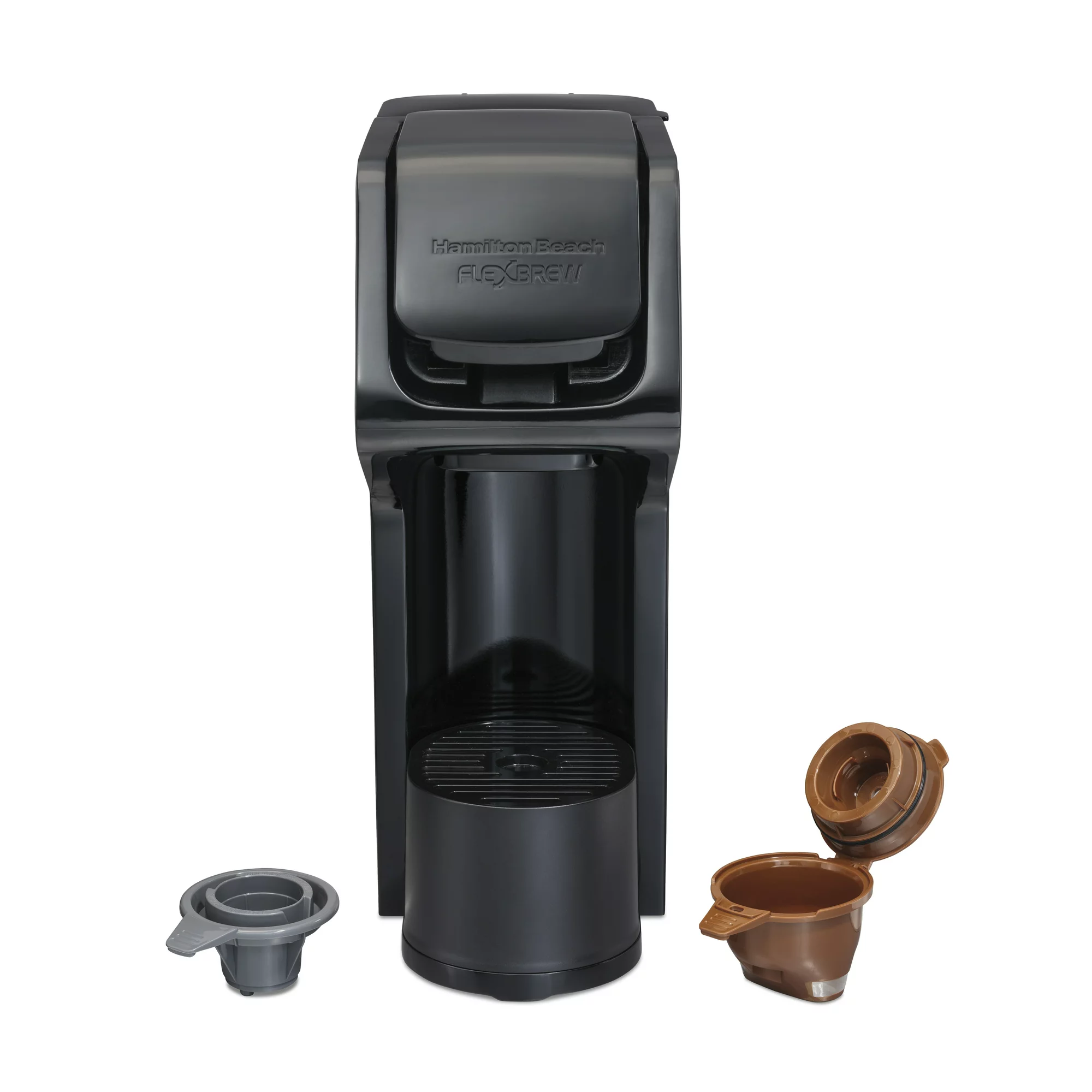 Hamilton Beach FlexBrew Single-Serve Coffee Maker. Black. Capacitive-Touch Controls. 49903