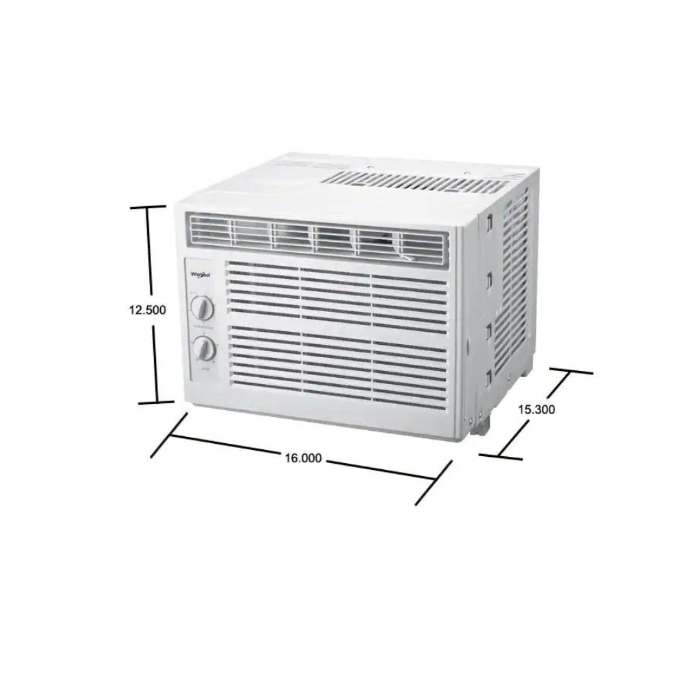 Whirlpool 5.000 BTU 115-Volt Window Air Conditioner With Dehumidifier And Mechanical Controls