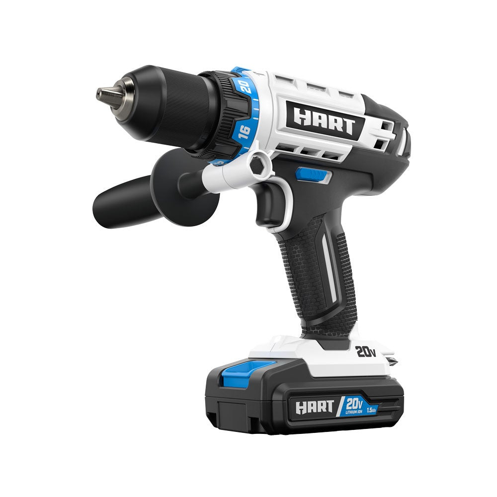 Hart 20-Volt Brushless 1/2 Inch Hammer Drill Kit
