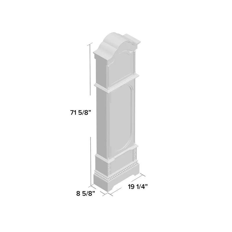 Astoria Grand Cherry Coston 71.63″ Wood Grandfather Clock