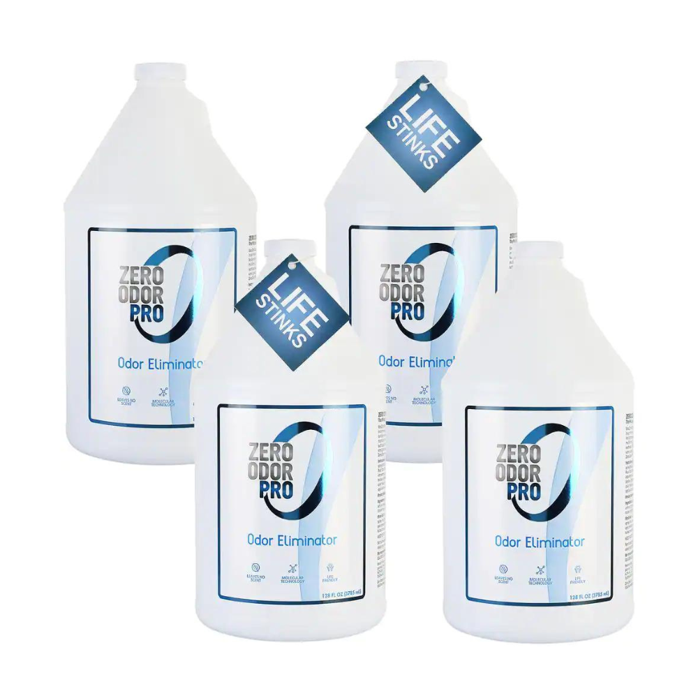 Zero Odor 128 oz. PRO Odor Eliminator Refill (4-Pack)