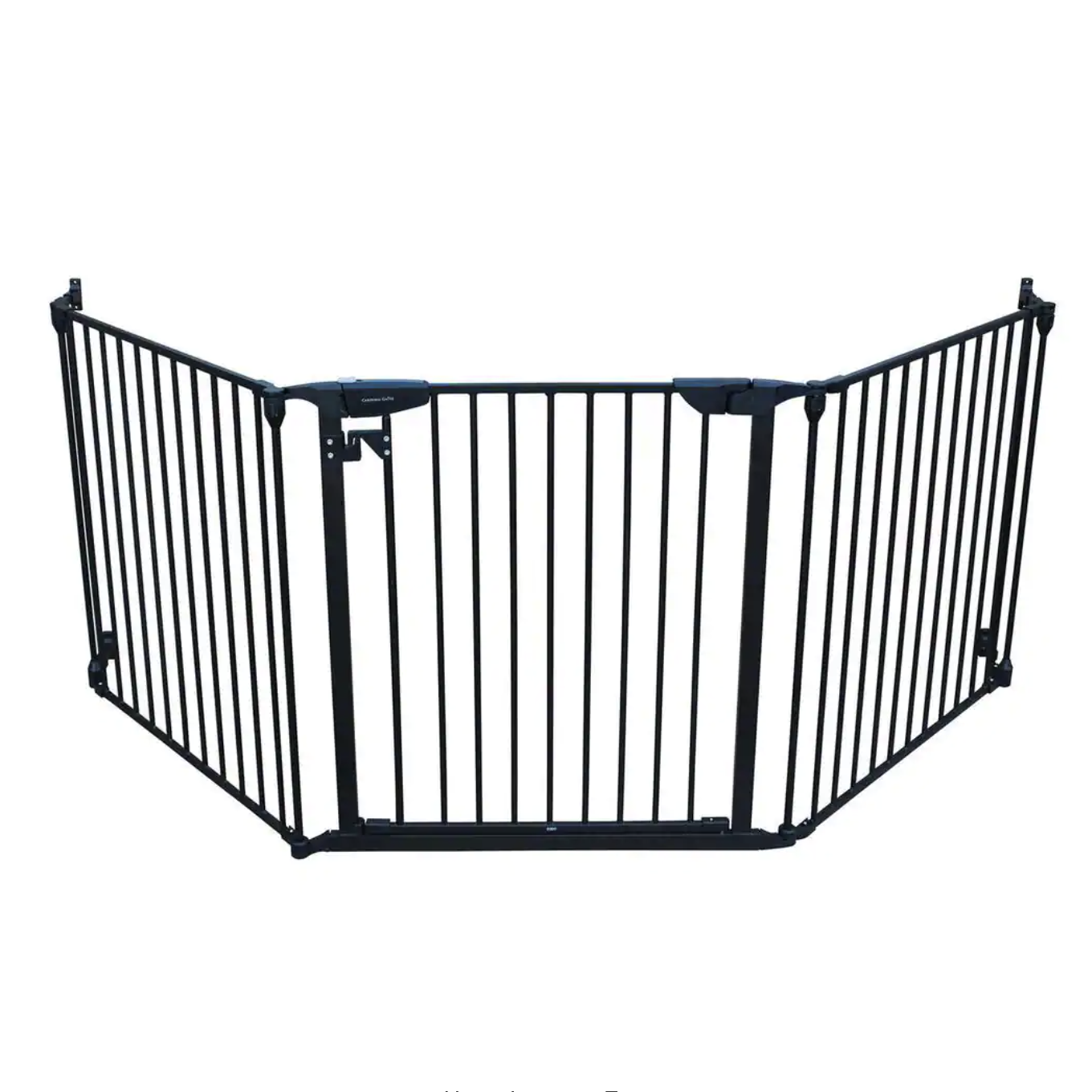 Cardinal Gates XpandaGate 29.5 in. H x 100 in. W x 2 in. D Expandable Child Safety Gate. Black