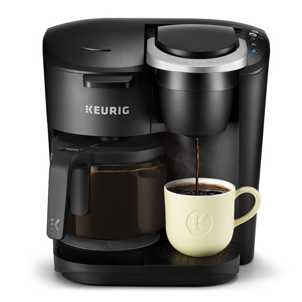 Keurig K-Duo Essentials Single Serve K-Cup Pod & Carafe Coffee Maker. Black