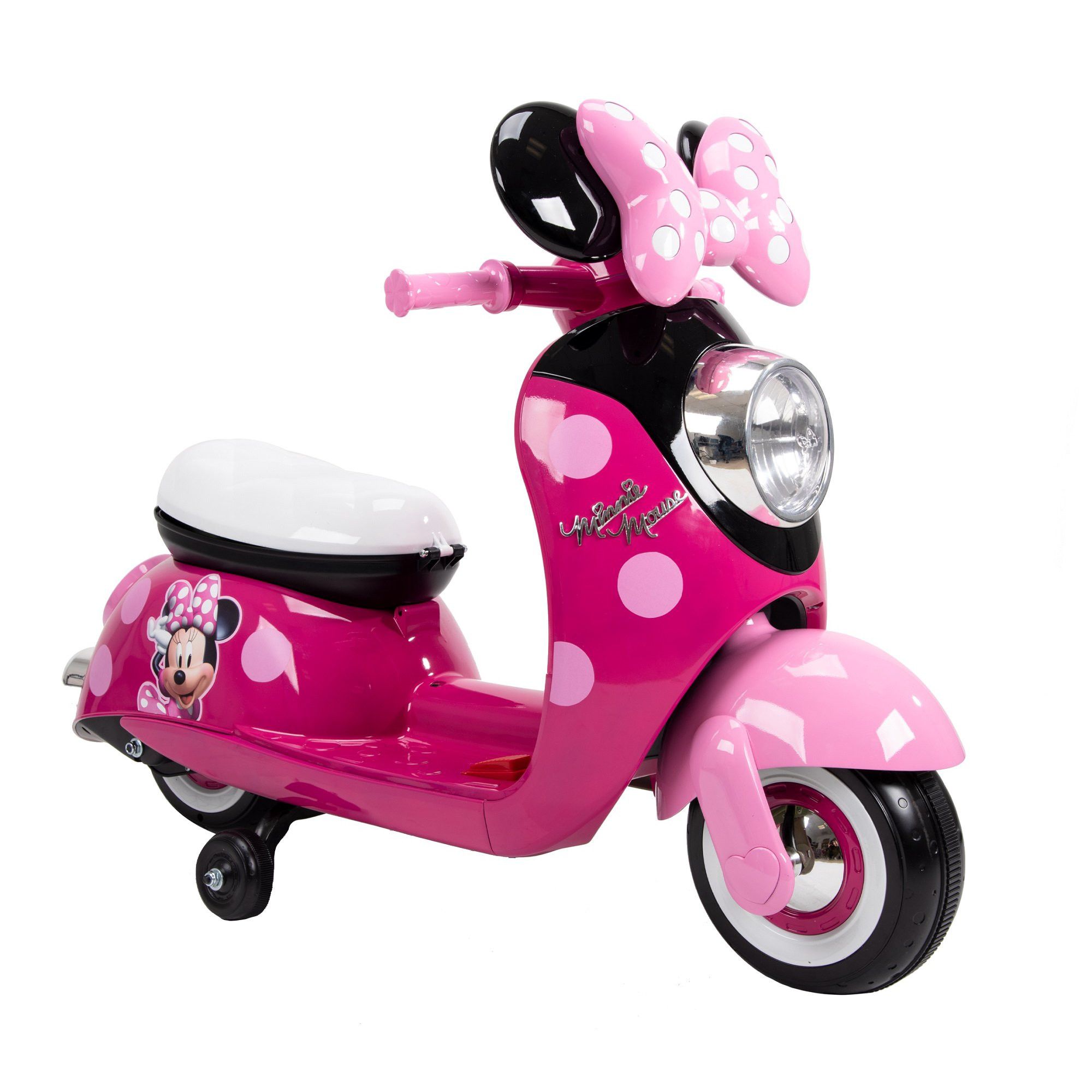 Huffy Disney Minnie Mouse 6V Euro Scooter Ride-On Battery-Powered Toy
