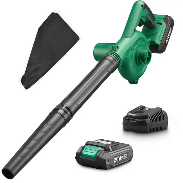 Kimo Cordless Leaf Blower - 20V Leaf Vacuum 150CFM Lightweight Jobsite Electric Blower. 6002-2.0Ah