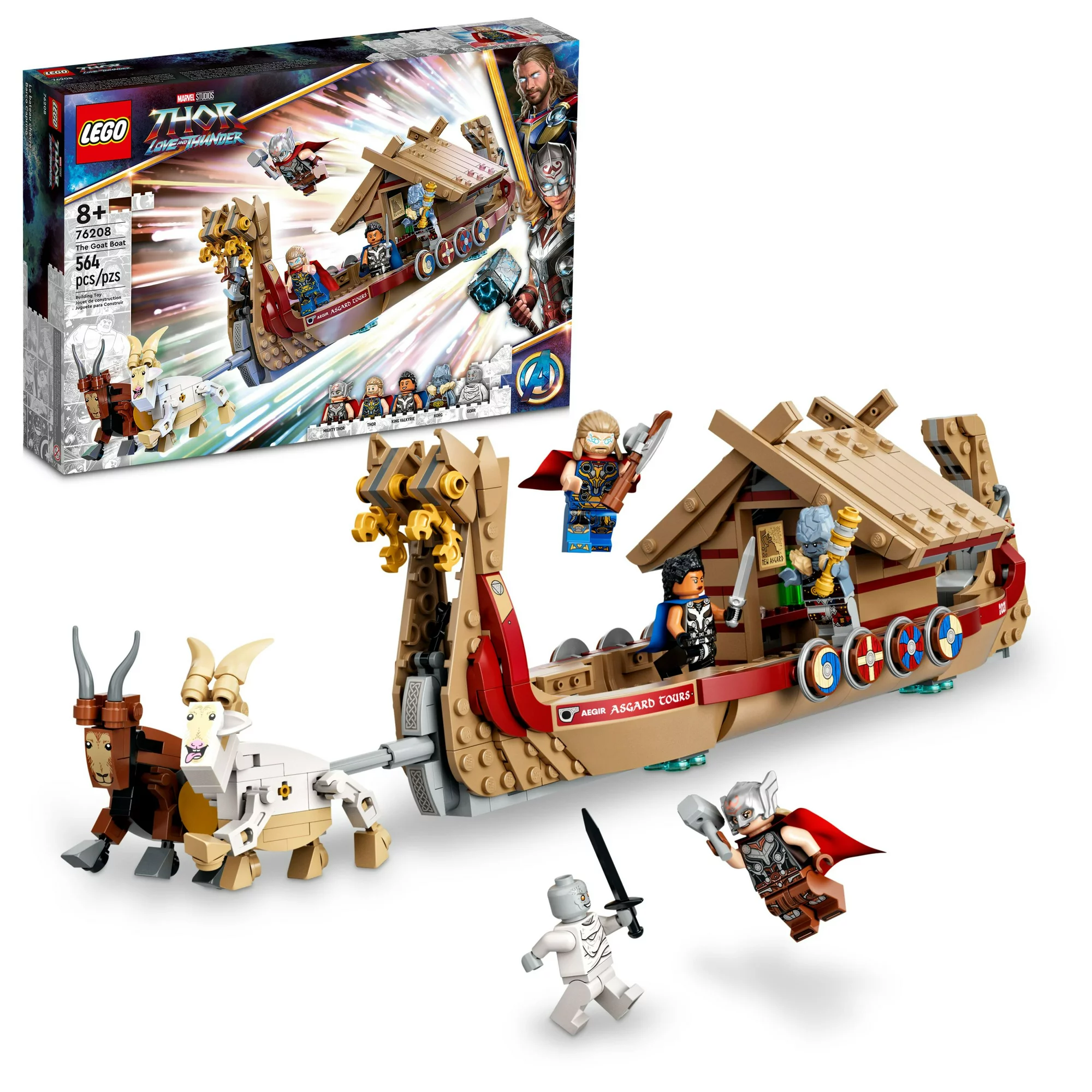 Lego Marvel The Goat Boat 76208 Building Set (564 Pieces)