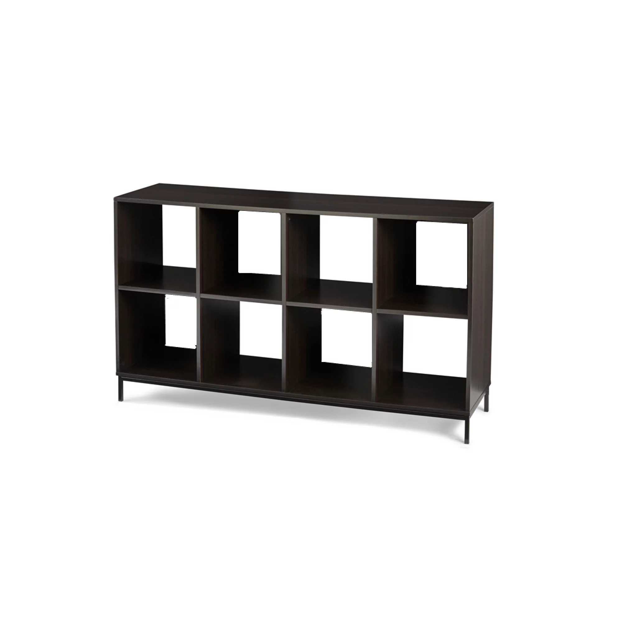 Better Homes & Gardens 8-Cube Organizer with Metal Base. Espresso