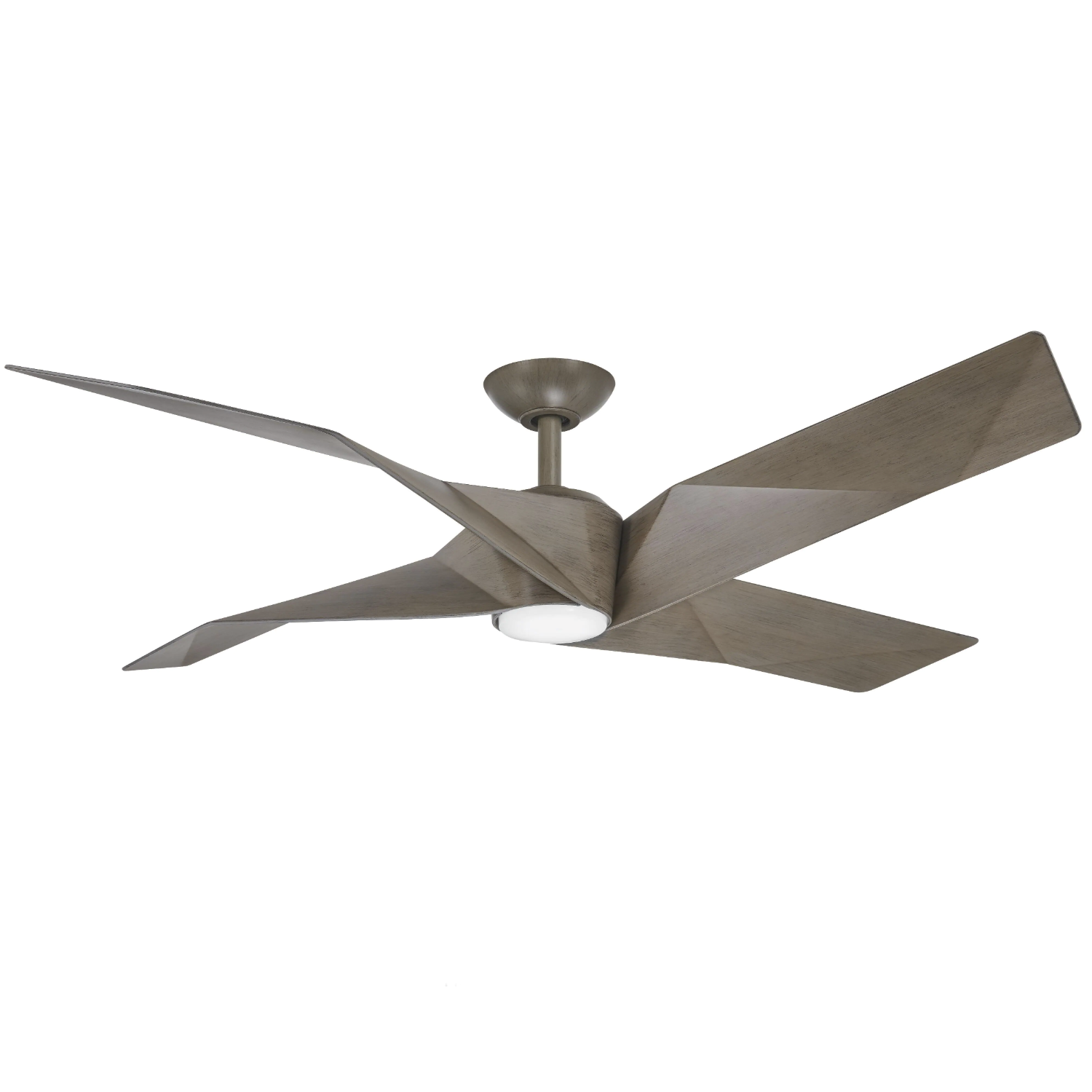 Aire a Minka Group Design Welkin 56 in. Integrated LED Indoor Flat Wood Gray Ceiling Fan with Light